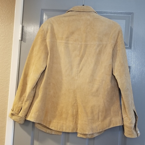 Wilson's Leather suede tan western shirt jacket - Picture 2 of 12